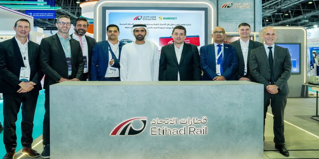 Etihad Rail’in demiryolu tabanlı projeleri Hareket’e emanet
