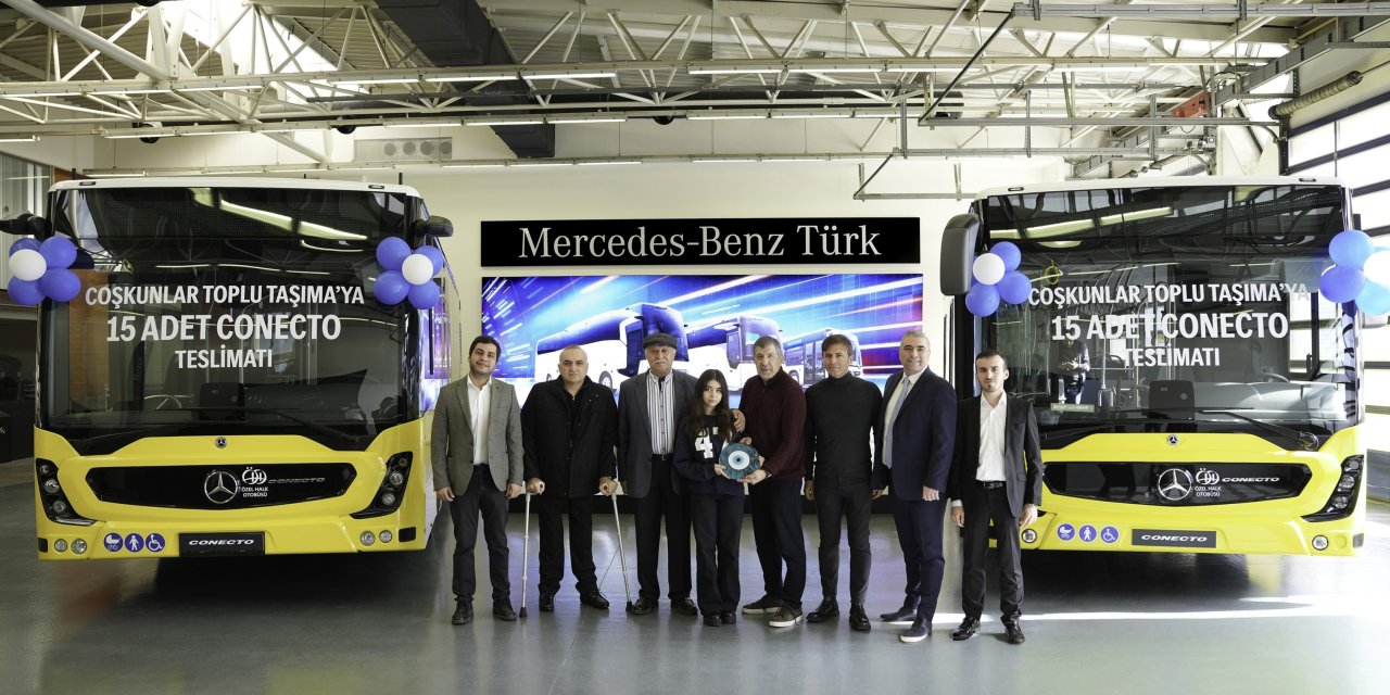Coşkunlar Toplu Taşıma Hizmetleri’ne 15 adet Conecto teslimatı