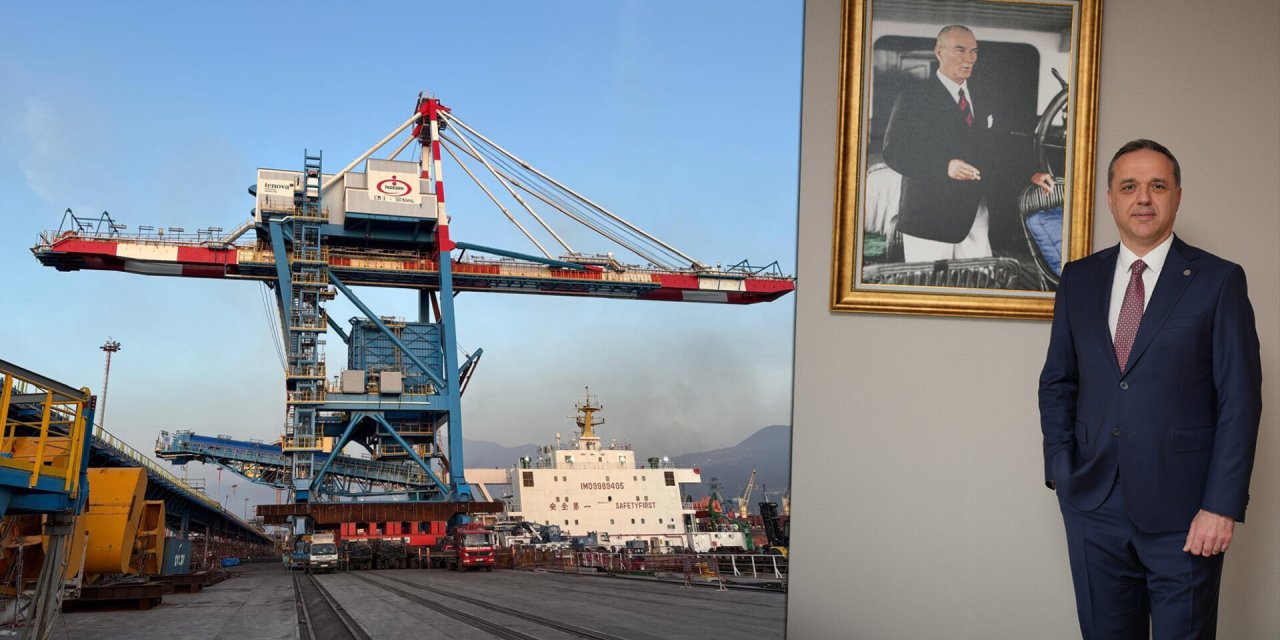 OYAK Denizcilik'ten İsdemir Limanı'na yapay zeka destekli vinçler