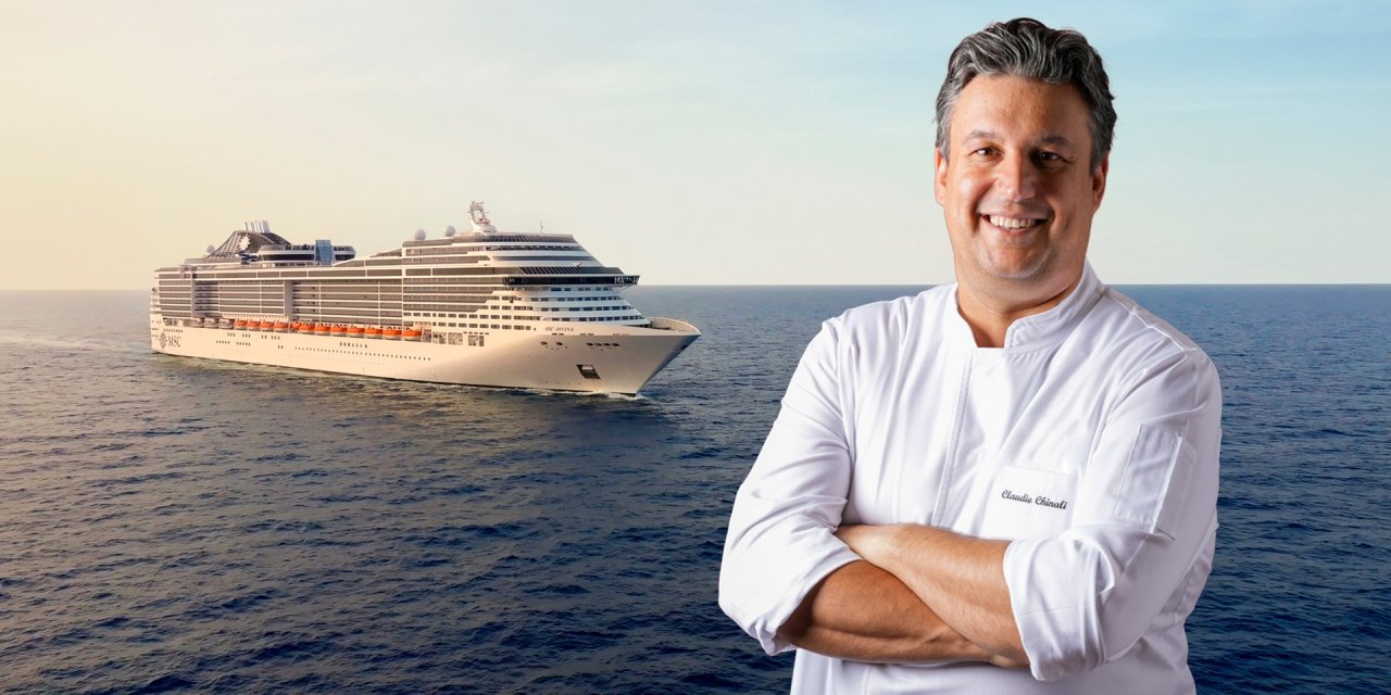Chef Claudio Chinali, Akdeniz’in sokak tatlarını MSC Divina’ya taşıyor