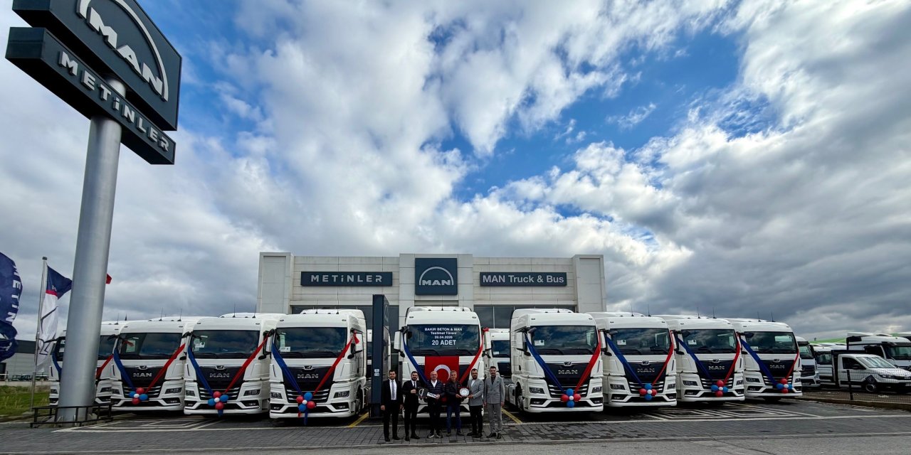 Bakır Beton,   operasyonel gücünü 20 adet MAN ile pekiştirdi