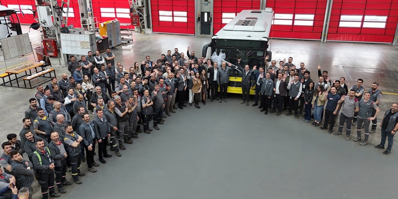 Otokar Üretimi İlk Mercedes-Benz Conecto Otobüs Banttan İndi