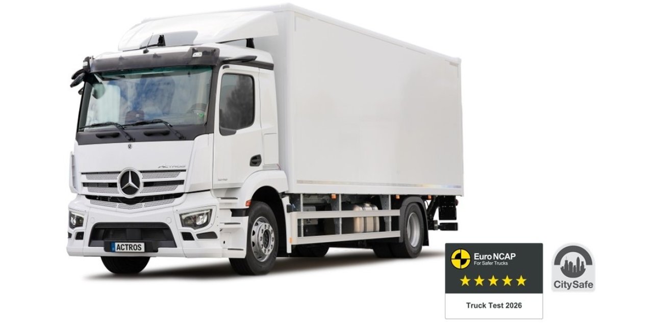 Mercedes-Benz Kamyonlara, Euro NCAP’ten 5 Yıldız