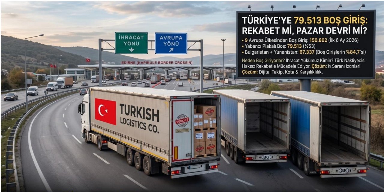 6 Ayda 79.513 Yabancı Plakalı TIR Ülkemize Neden Boş Girdi?