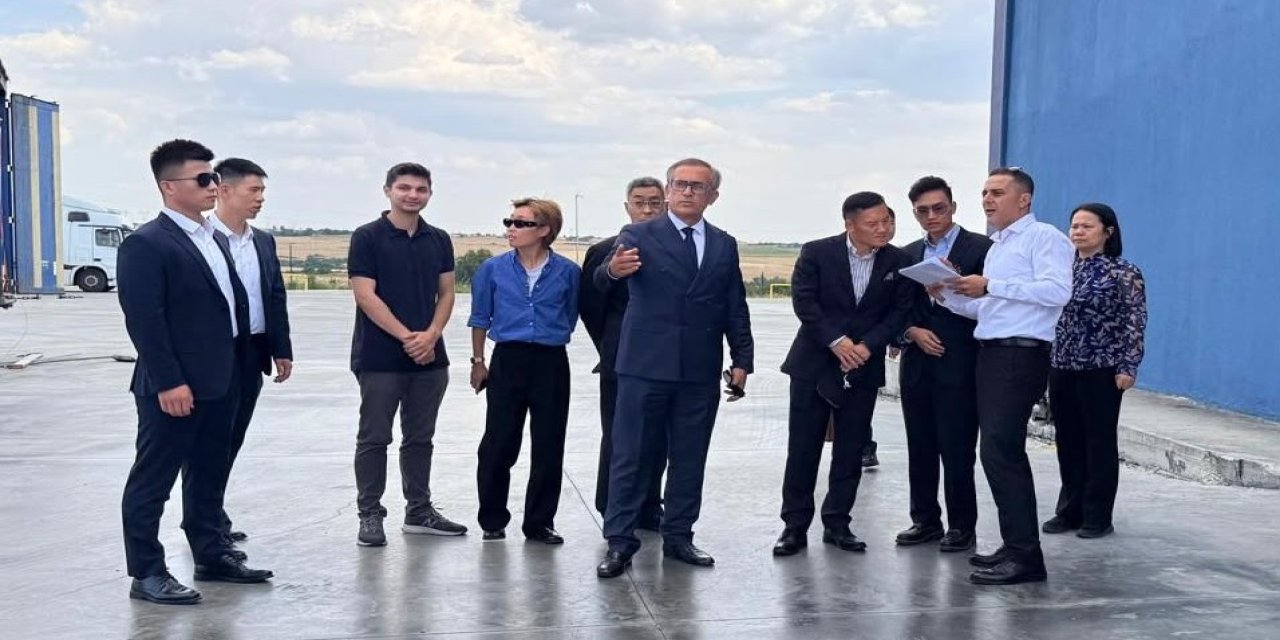 DEİK Lojistik İş Konseyi ve Çin Heyetinden Edirne Kolay Transit Merkezi'ne Ziyaret