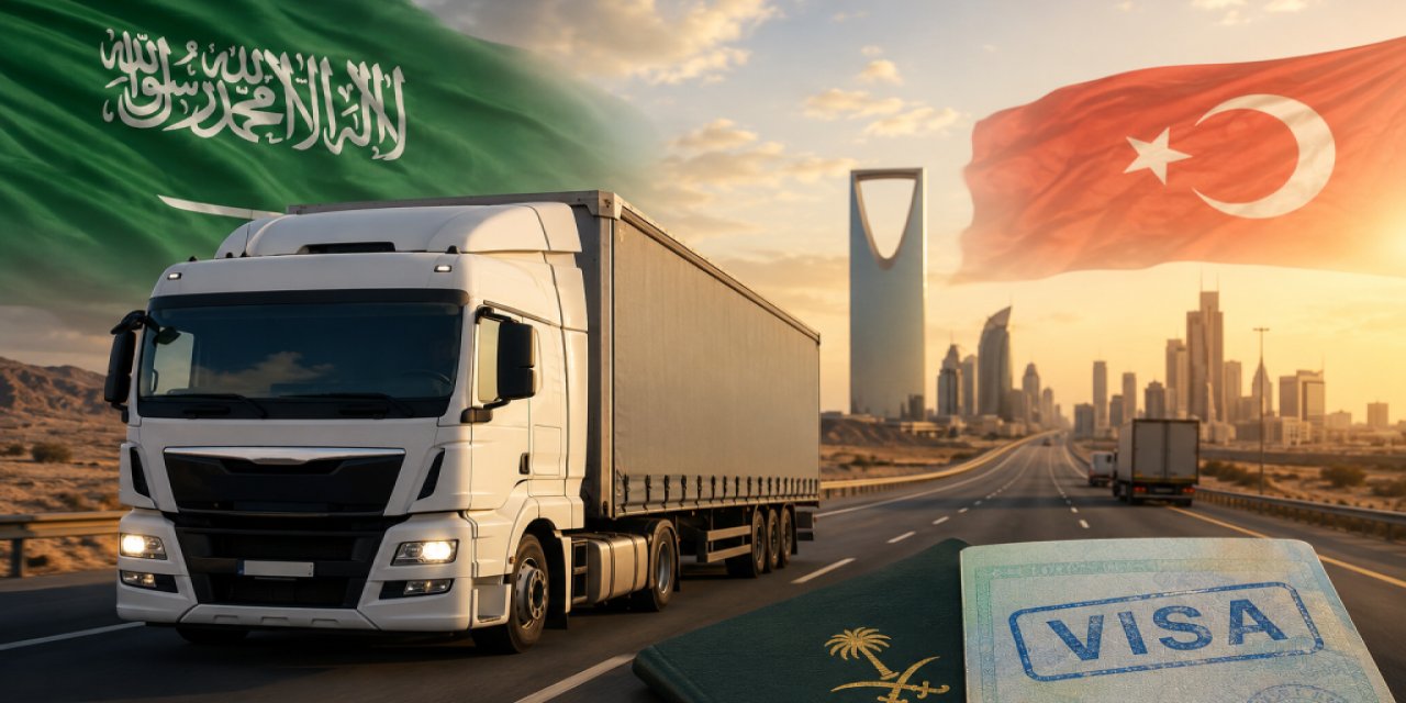 Suudi Arabistan'a taşıma yapacak şoförlere vize kolaylığı