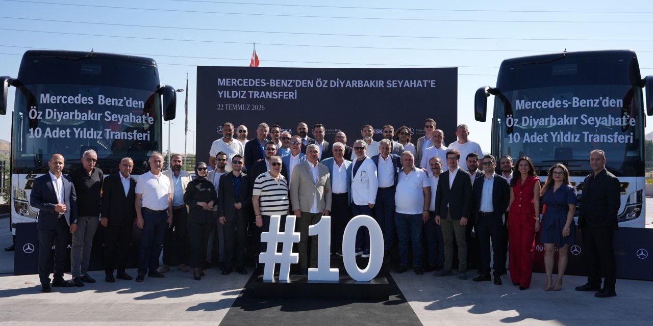Mercedes-Benz Türk’ten Öz Diyarbakır’ın Filosuna 10 Yeni Travego