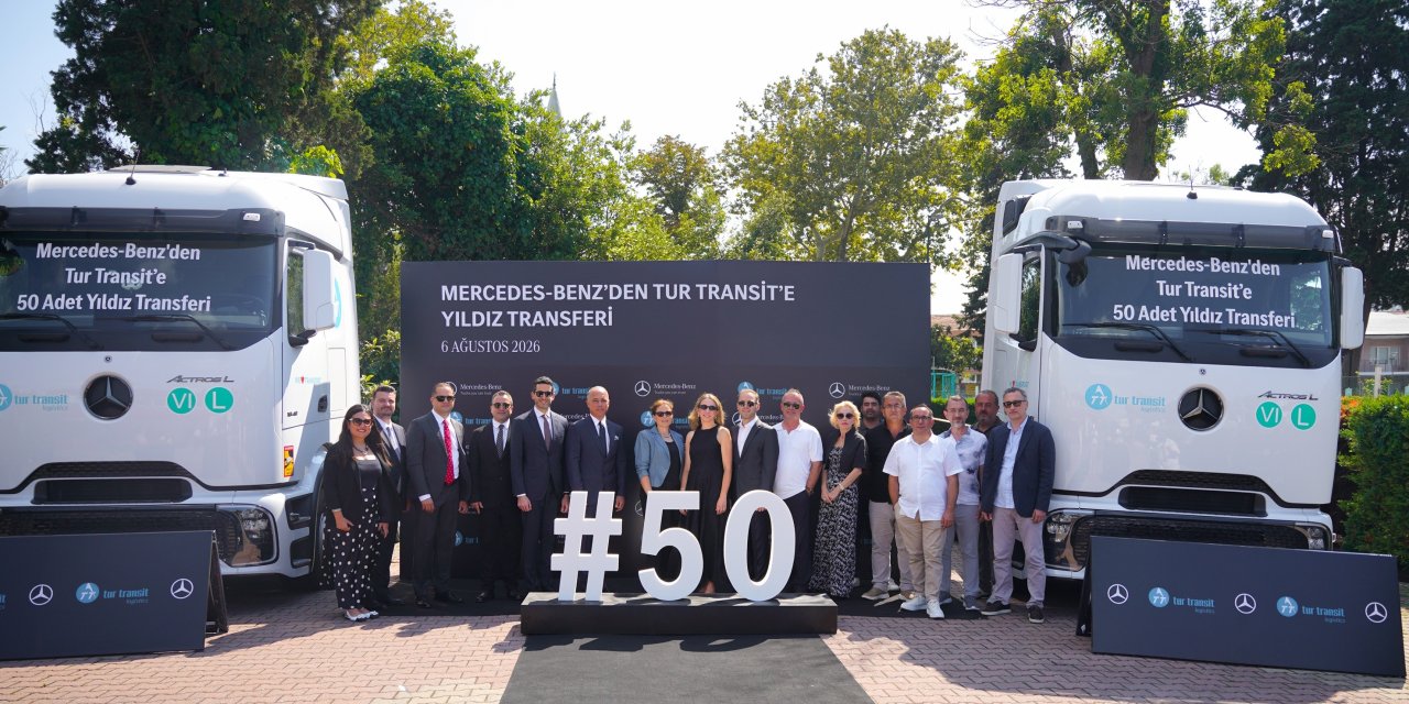 Tur Transit Lojistik, filosuna 50 Mercedes-Benz Actros L 1848 LS kattı