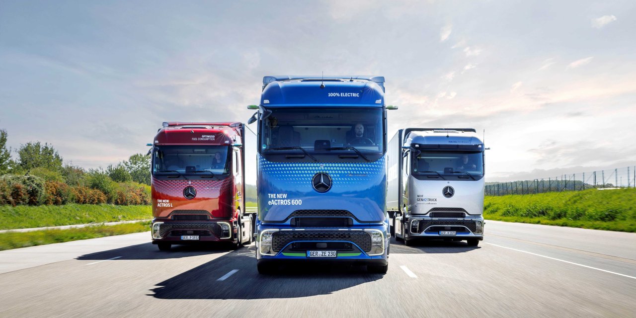 Daimler Truck, emisyonsuz taşımacılığa yönelik çözümlerini sergiliyor