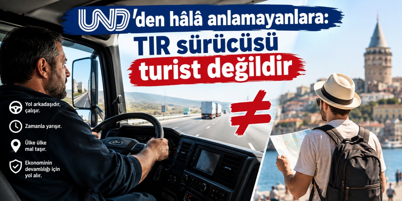 "TIR'larımız ilerleyemiyor ama süre ilerliyor"