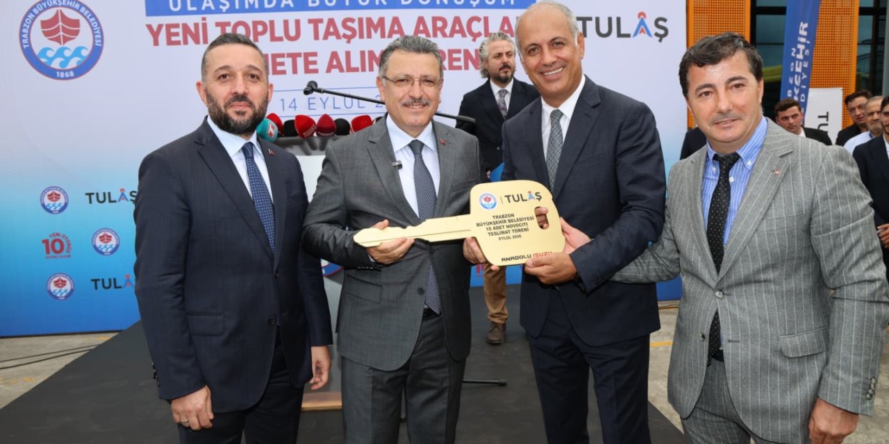 Anadolu Isuzu’dan Trabzon Büyükşehir Belediyesi’ne 10 Adet Novo Citi Teslimatı