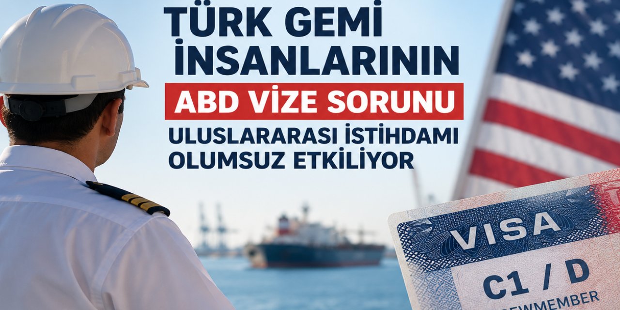 "Türk gemi insanlarına ABD'de çıkarılan vize engeli, uluslararası istihdam sorunu"