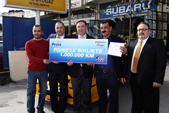 LPG’li taksi 1 milyon kilometre yaptı