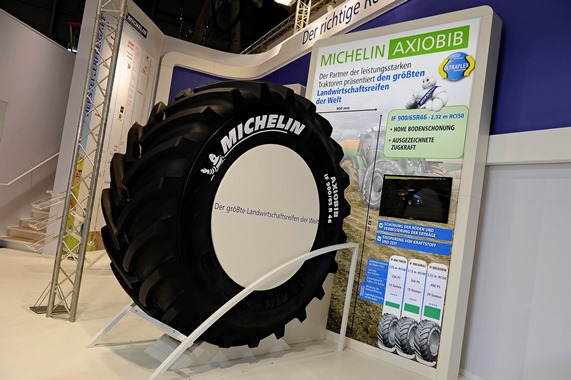 Michelin ‘Dünyanın en geniş traktör lastiği’ni üretti