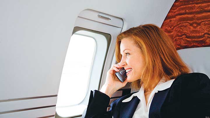 Uçaklarda cep telefonu serbest oluyor