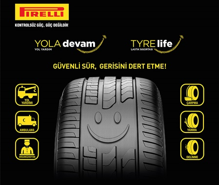 Pirelli ‘Tyrelife’ ile aklınız lastiğinizde kalmasın