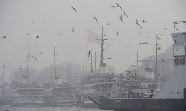 İstanbul'da vapur seferleri yeniden iptal