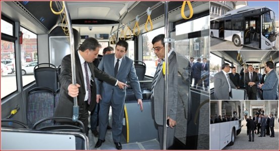 Malatya'da doğalgazlı otobüsler test ediliyor