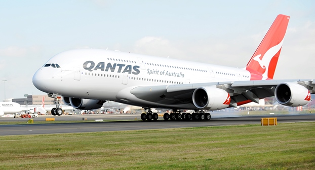 Qantas, ABD'ye ilk kez uçmasını kutluyor