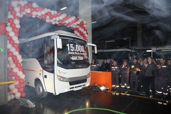 Otokar 15 bininci Sultan otobüsünü üretti