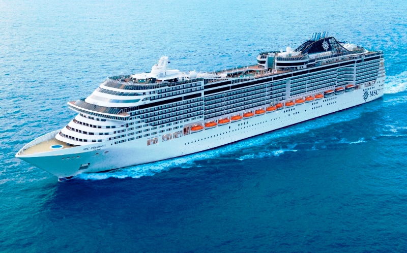 Denizlerin ‘mücevheri’ MSC Preziosa İstanbul’da