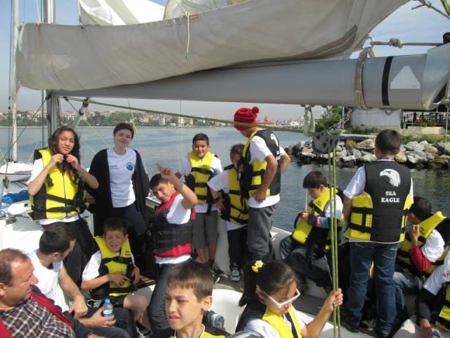 Denizci öğrenciler, geleceğe yelken açtı