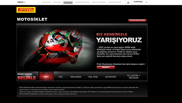 Pirelli’nin web sitesi yenilendi