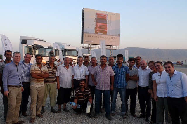 Mercedes, Habur Sınır Kapısı'ndaydı