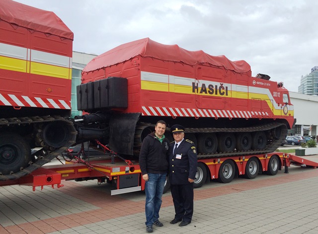 Kässbohrer’den Slovak itfaiyecilere low-bed teslimatı