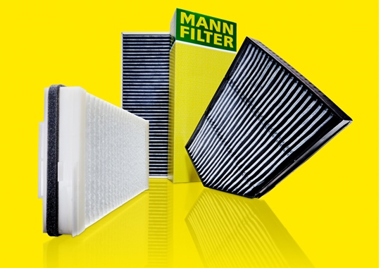 MANN-FILTER'in kabin filtreleri polenden koruyor