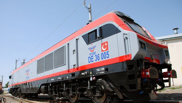 TCDD'ye 5 adet yük lokomotifi