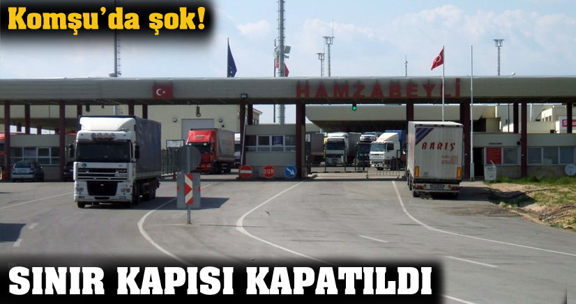 Komşu'da rüşvet operasyonu sınır kapısını kapattı