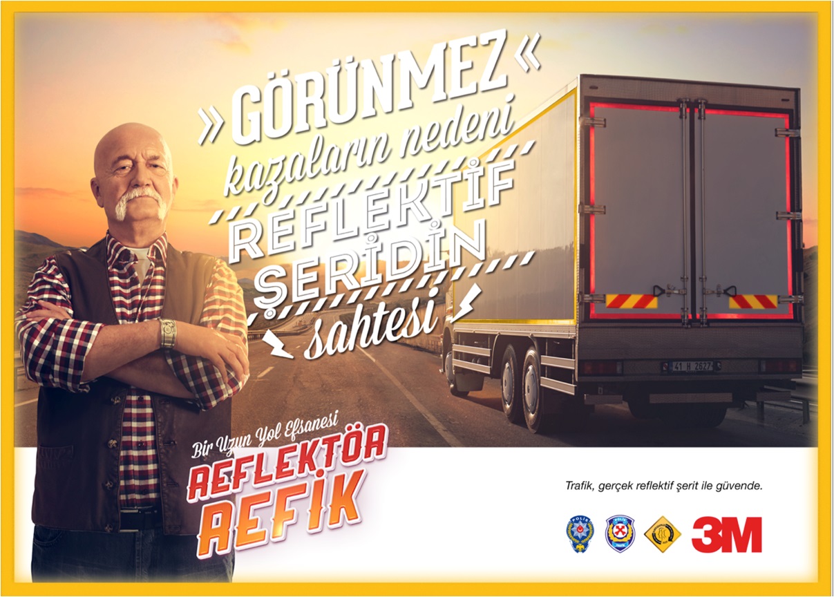 3M, Sümer Tilmaç’la birlikte yol güvenliğine dikkat çekiyor