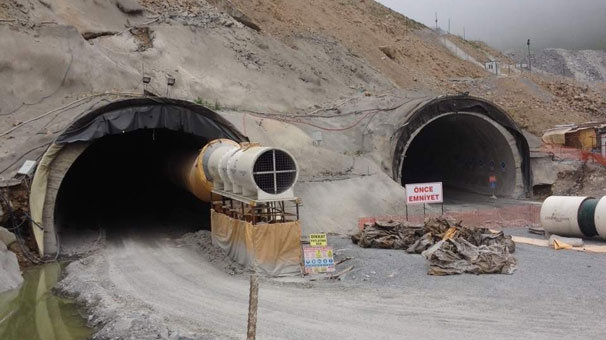 Ovit Tüneli'nde çalışmalar durduruldu