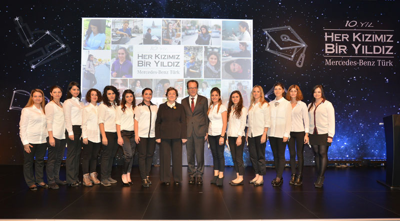 Mercedes'in 'Her Kızımız Bir Yıldız' projesi on yaşında