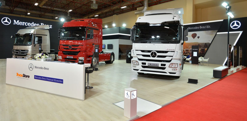 Mercedes çekicileriyle Logitrans Fuarı’nda