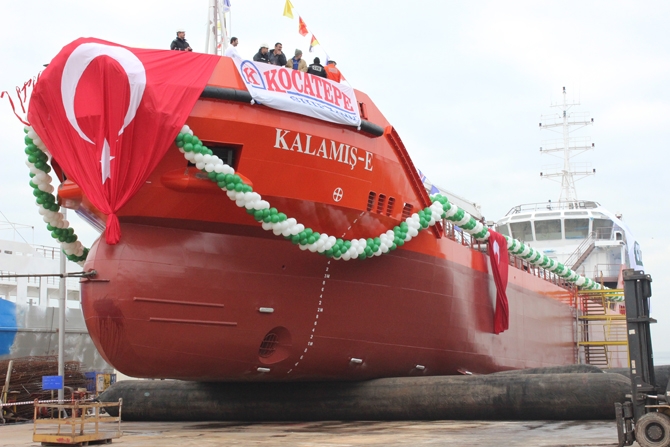 M/T KALAMIŞ -E, Yalova'da denizle buluştu