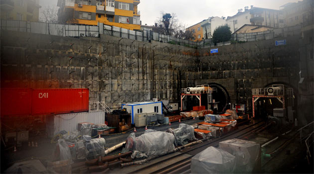 Marmaray şantiyesine yıldırım düştü: 3 yaralı