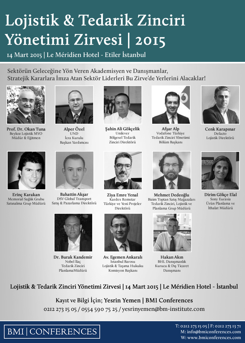 Lojistik ve tedarik zinciri yöneticileri 14 Mart’ta buluşacak