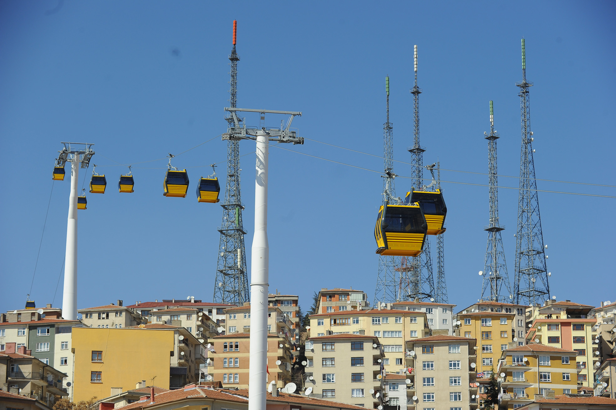 Ankara'da teleferik hattı büyüyor