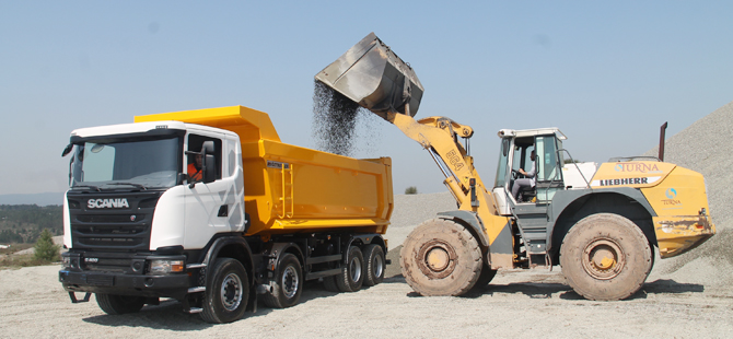 Scania’nın inşaat araçları sahaya iniyor