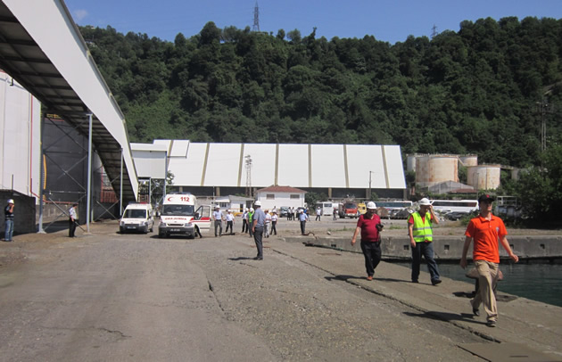 Hopa Liman Tesisi ISPS Kod  2013 tatbikatı yaptı