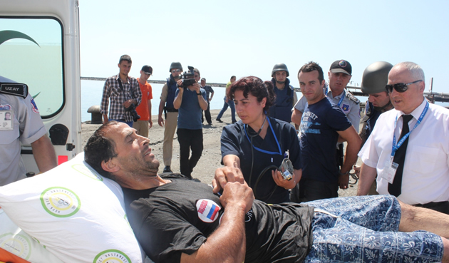 Hopa Liman Tesisi ISPS Kod  2013 tatbikatı yaptı