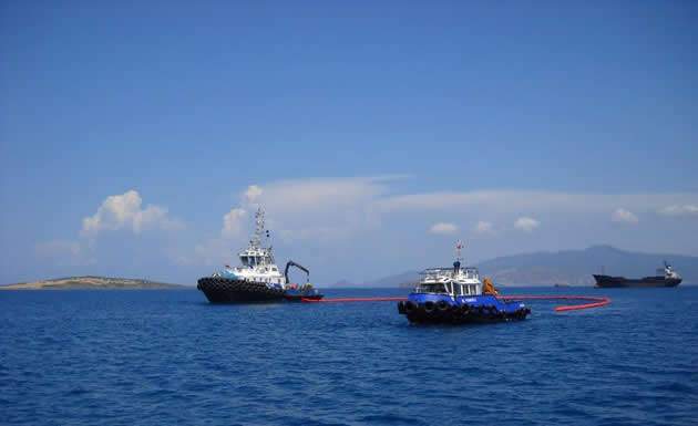 Uzmar’dan deniz kirliliğine acil müdahale tatbikatı