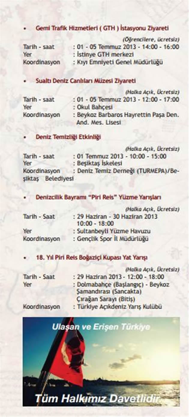 Kabotaj Bayramı İstanbul programı belli oldu