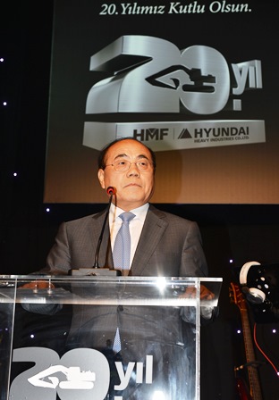 Hyundai İş Makinaları'nın 20. yıl gururu