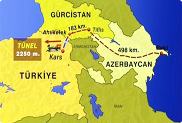 Bakü-Tiflis-Kars trenine Kazak ve Afgan ilgisi