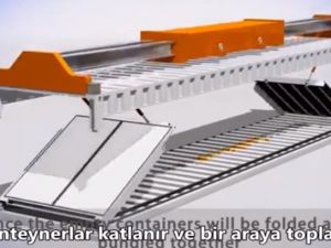 Katlanabilir konteynerler lojistiği kolaylaştıracak